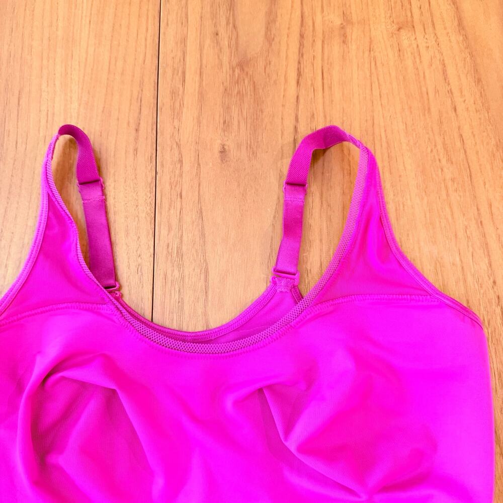 Ruby Ribbon Cami Size 36 Heritage Sheer Hot Pink - Picture 5 of 9